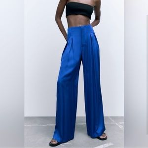 NWT Pleated High Rise Trousers